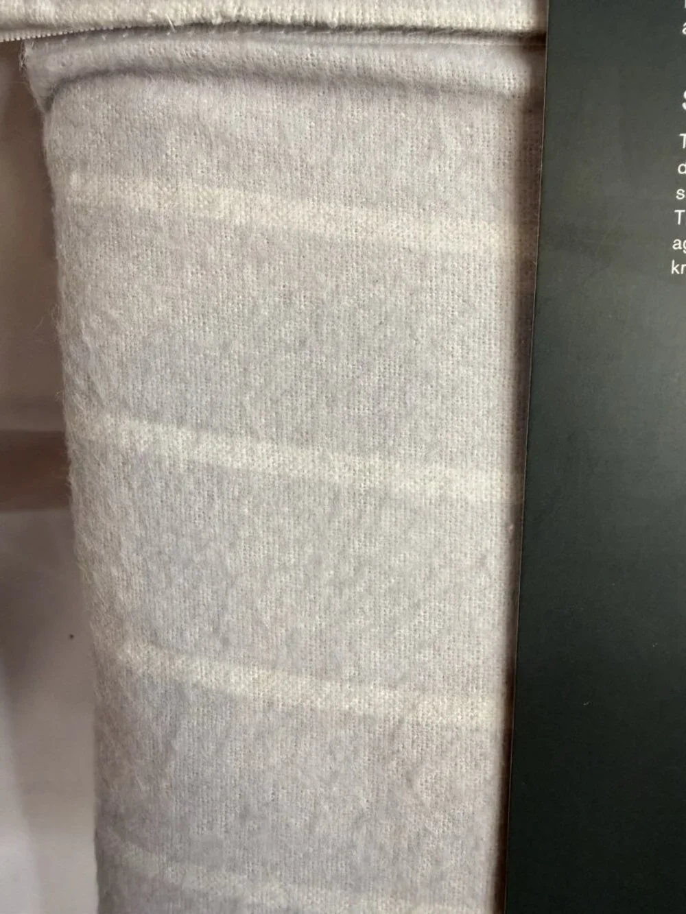 Linden Street Twin Size Flannel Sheet Set Winter Gray Stripe Flat Fitted *T13